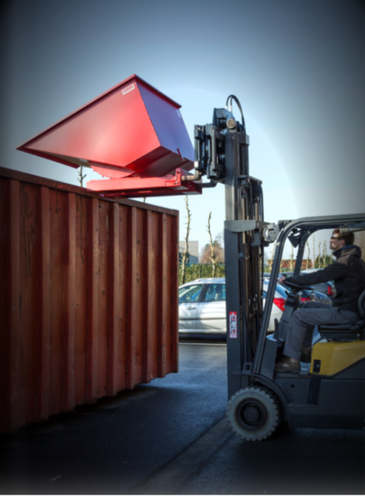 Bena basculabila pentru materiale diverse 2000 L [2]
