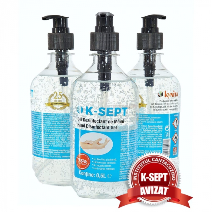 Gel dezinfectant de maini K-SEPT 0.5L [1]