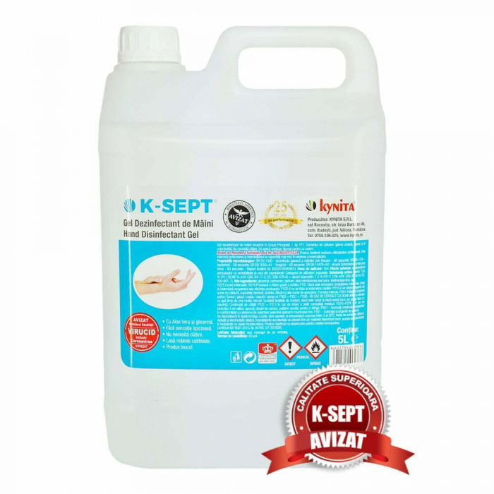 Gel dezinfectant de maini K-SEPT 5L [1]