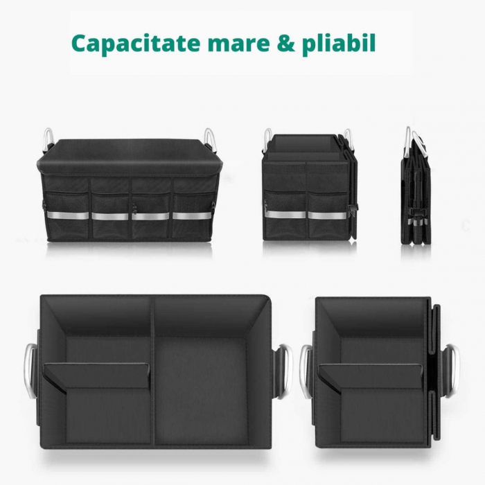 Organizator portbagaj auto XXL 60kg cu manere din aluminiu [2]