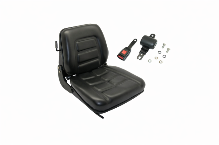 Scaun utilaje  PVC ES12 Economy 535 x 490 x 510 cu centura de siguranta [2]