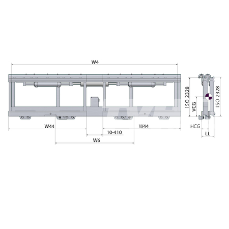 Sideshift triplu extensibil [3]