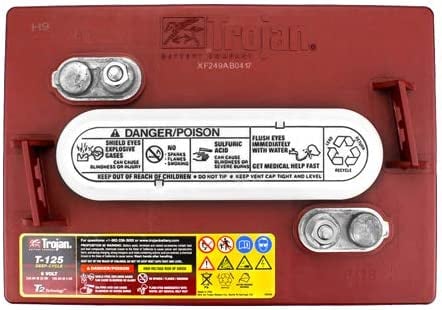 TROJAN T-125plus Deep Cycle 6V 240 Ah Acumulator Tractiune [5]