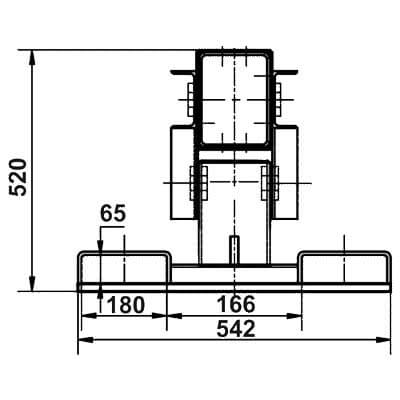 Brat telescopic cu carlig pivotant NTLA30 [3]