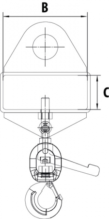 Carlig stivuitor 1500 kg LH-I 1,5 [1]