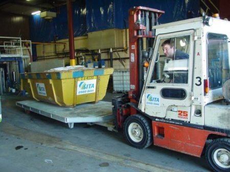 Remorca plata pentru transport cu stivuitorul STS-5.0 [2]