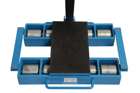 Role si roti pentru lize - Carucior pivotant mutari utilaje 12000 kg LSLR12T