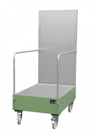 Tăvi de colectare cu gratar - Carucior depozitare butoaie LPW 200-3