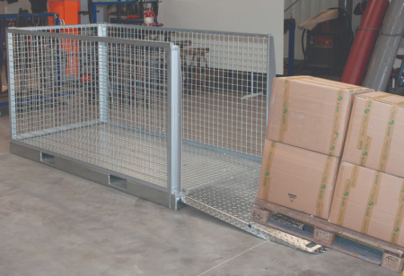 Cusca palet metalic pentru transport materiale 1000 kg [1]