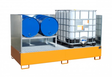 Cuva depozitare butoaie cu protectie AW-1000-2-SW [2]