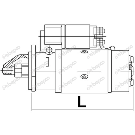 DEMAROR 12 V - 3.5 kW - 10 Z [2]