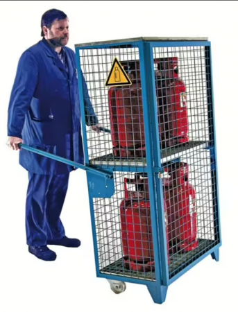 Depozit mobil pentru butelii de gaz BAUER GFD-R 4 pentru 4 butelii de 11 kg [1]