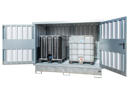 Dulap substante chimice - Dulap depozitare substante inflamabile 2 x 1000 l GD-E-IBC-2