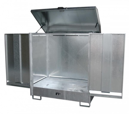 Dulap substante chimice - Dulap depozitare 2 butoaie GD-N-2