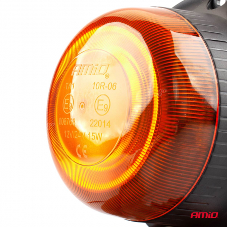 Girofar cu 18 leduri 12/24V -W213b, prindere pe 3 suruburi R65 R10 IP56 [6]