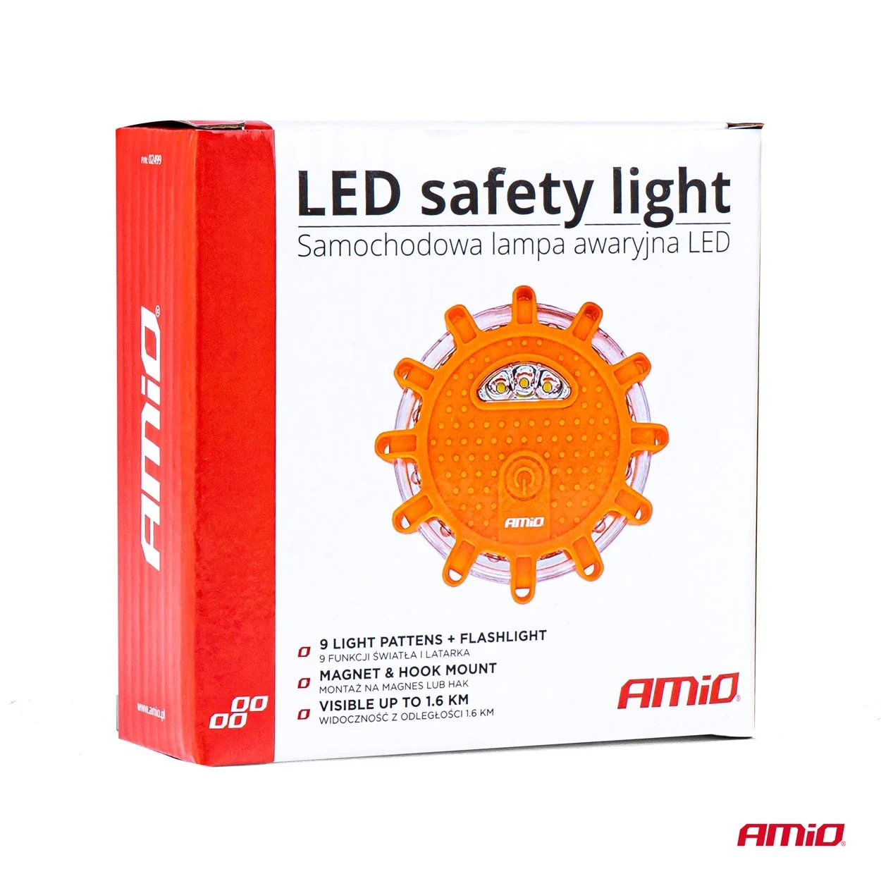 Lampa stroboscop portabila cu functie de iluminare 3xAAA IP65 12SMD + 3SMD [4]