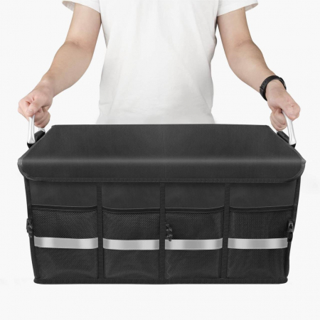 Organizator portbagaj auto XXL 60kg cu manere din aluminiu [2]