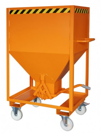 Pâlnie de umplere - Recipient siloz cu role SRE-600