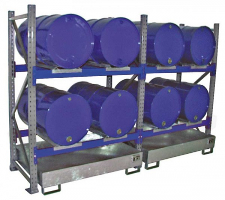 Rafturi - Raft depozitare 4 x 200 l butoaie tip 3001