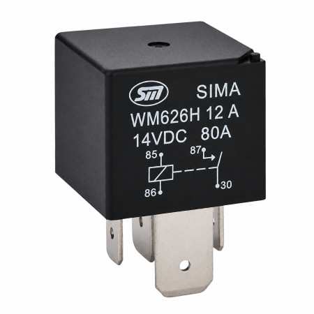 Industrial - Releu miniatura WM626H 12V 80A