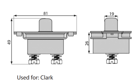Siguranță automată stivuitor Clark, 50A [3]