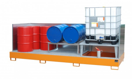 Recipiente industriale - Tava colectare cu pereti deprotectie  AWA-31-SW