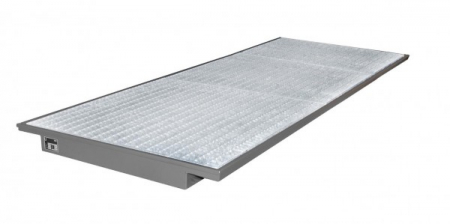 Tăvi de colectare cu gratar - Raft cu grilaj galvanizat EHW-3600