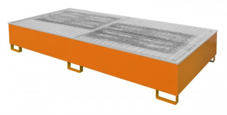 Tăvi de colectare cu gratar - Vana de retentie AW-1000-2-PE
