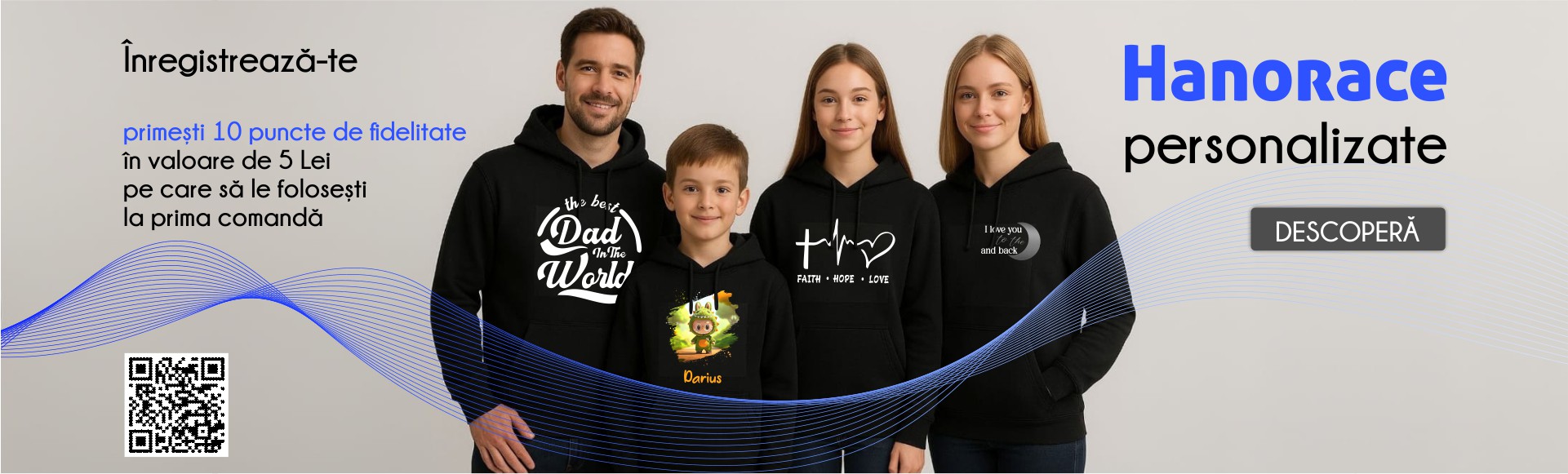 Hanorace personalizate