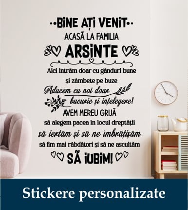 Stickere personalizate