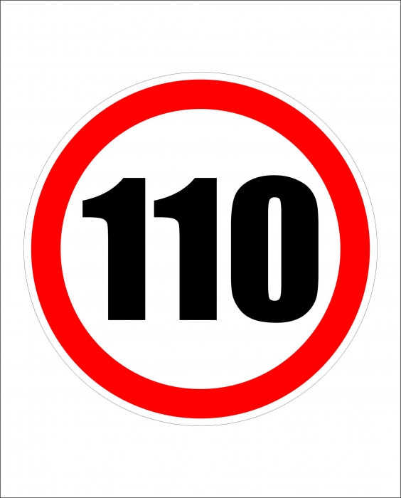 Sticker ”Limită de viteză” SA11 [7]