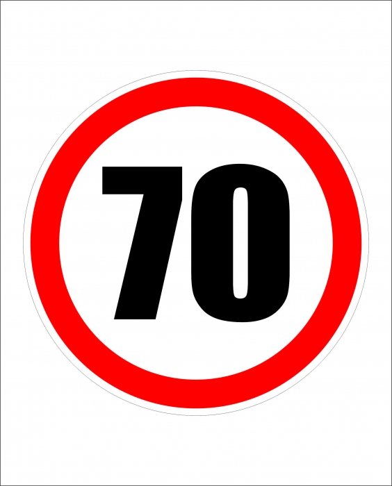 Sticker ”Limită de viteză” SA11 [3]