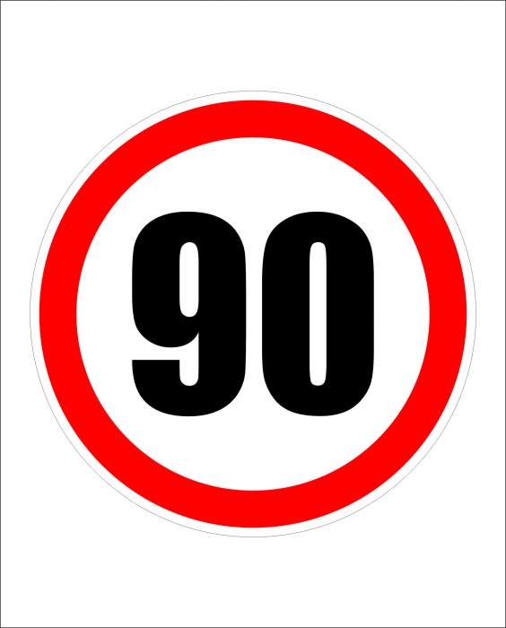Sticker ”Limită de viteză” SA11 [5]