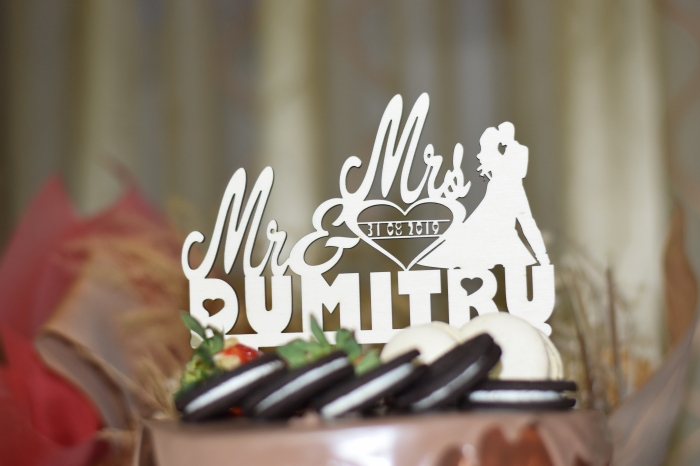 Topper Tort Personalizat Mr&Mrs TC36 [2]