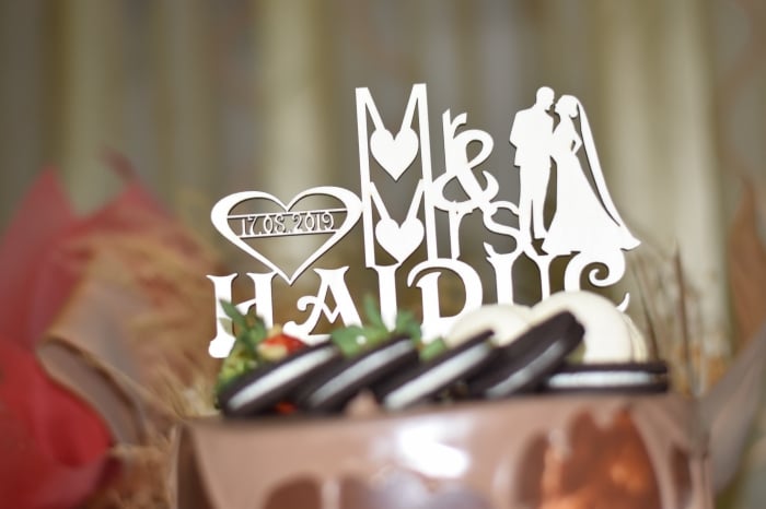 Topper Tort Personalizat MR&MRS TC37 [3]