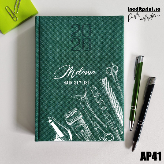 Agenda personalizata 2026 Hair Stylist AP41 [1]