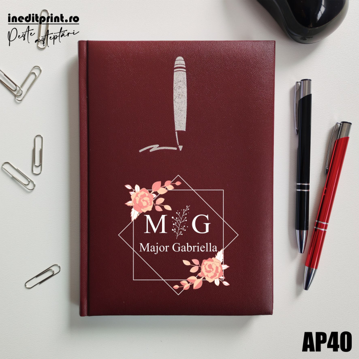 Agenda personalizata 2026 Initiala + Nume AP40 [1]