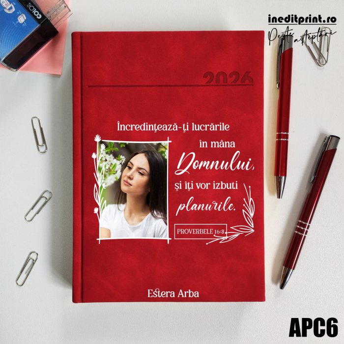 Agenda personalizata 2026 Proverbele 16:3 APC6 [1]