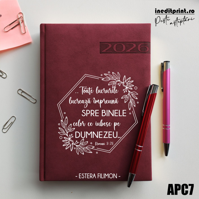 Agenda personalizata 2026 Romani 8:28 APC7 [1]