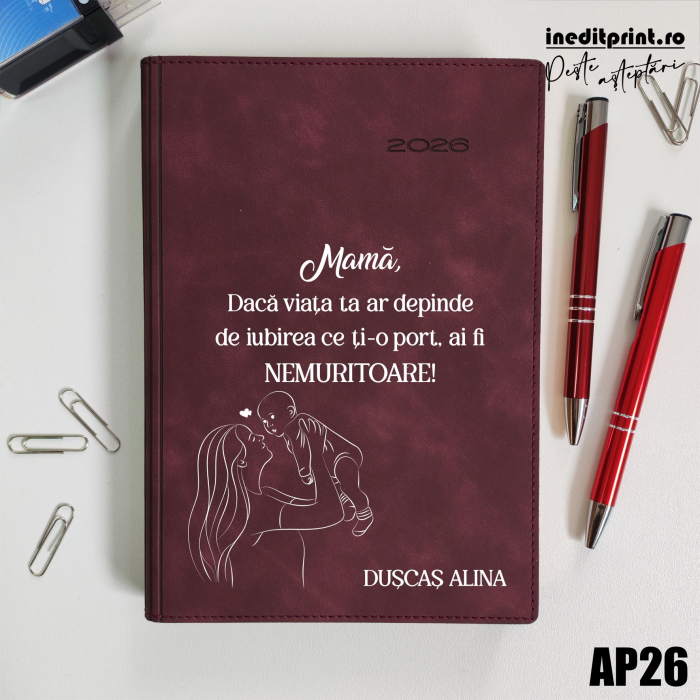 Agenda personalizata 2026 Ziua mamei AP26 [24]