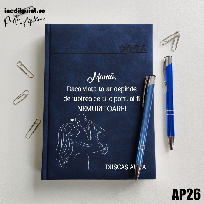 Agenda personalizata 2026 Ziua mamei AP26 [28]