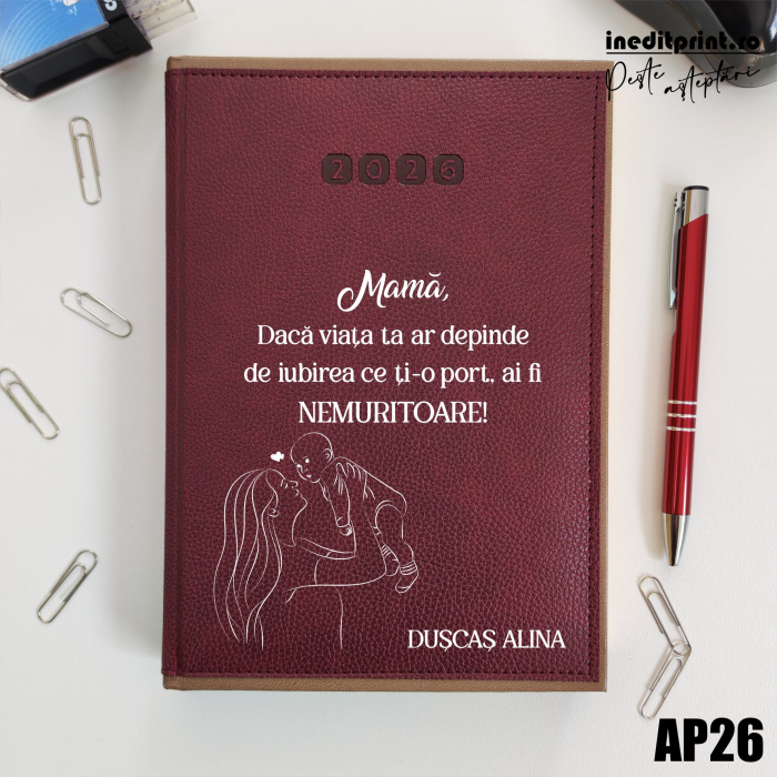 Agenda personalizata 2026 Ziua mamei AP26 [41]