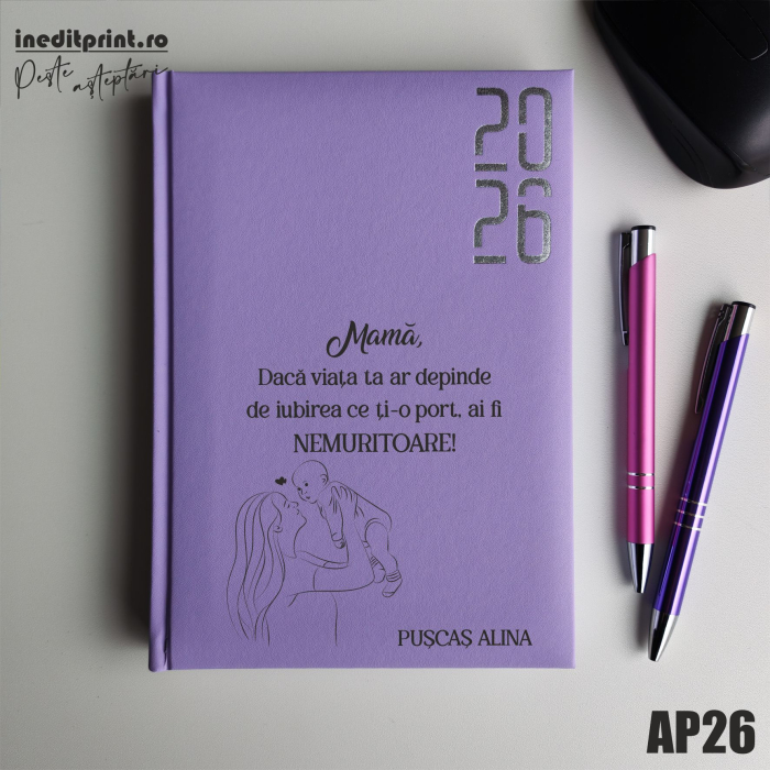 Agenda personalizata 2026 Ziua mamei AP26 [47]