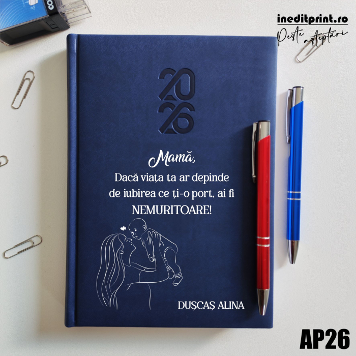 Agenda personalizata 2026 Ziua mamei AP26 [52]