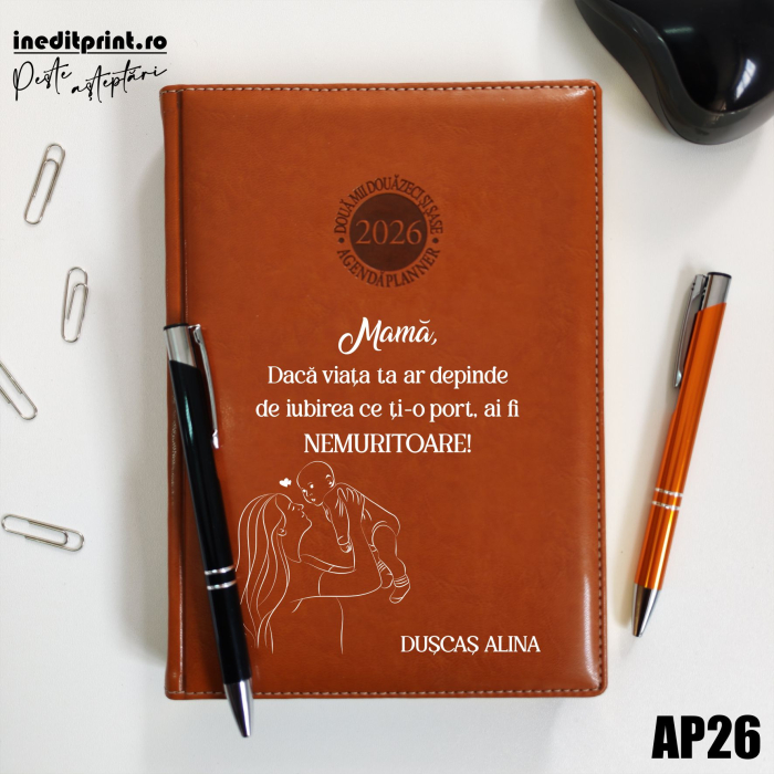 Agenda personalizata 2026 Ziua mamei AP26 [77]