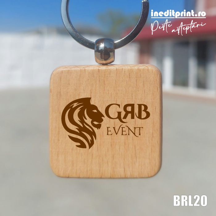 Breloc personalizat cu logo și text BRL20 [3]