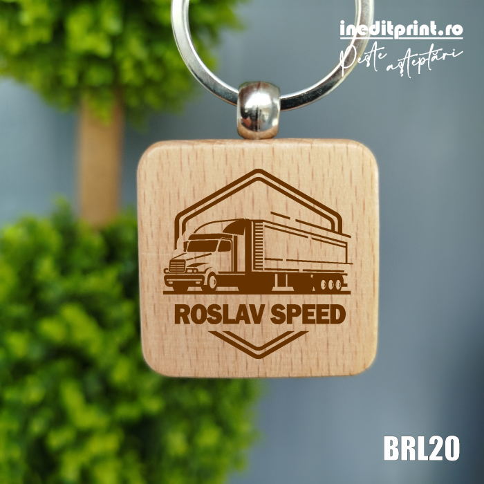 Breloc personalizat cu logo și text BRL20 [2]