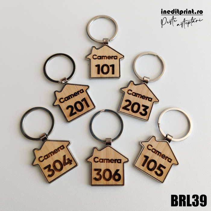 Breloc Personalizat Numar Camera BRL39 [3]
