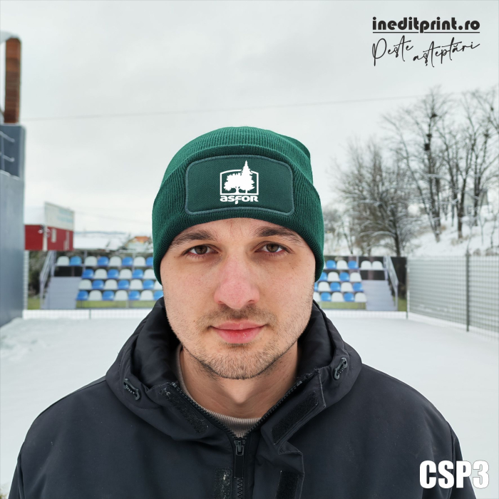 Caciula personalizata tricot dublu CSP3 [2]