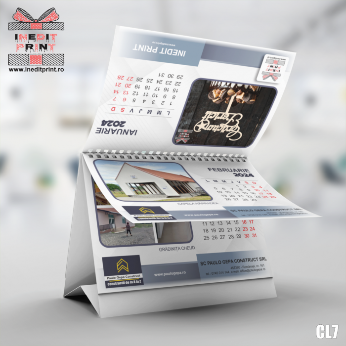 Calendar de birou personalizat A5 CL7 [2]